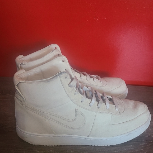 Nike Vandal High Top Sneakers White Logo Lace Up Shoes Mens Size 10.5 AH7171-101 - Picture 2 of 5